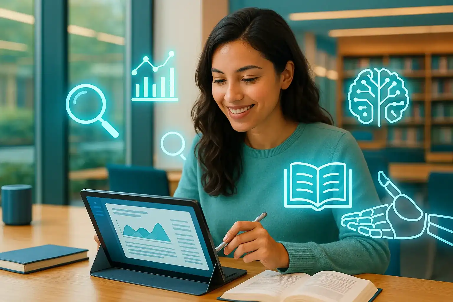 البحث الأكاديمي الذكي باستعمال AI